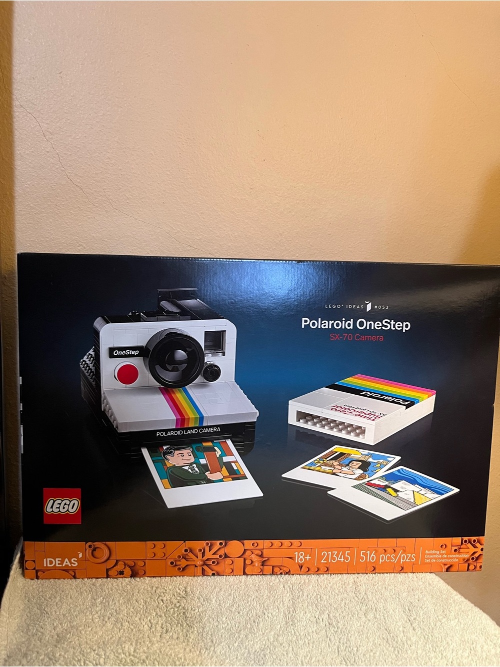LEGO Ideas Polaroid OneStep SX-70 Camera Set 21345 New